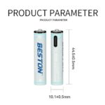 Beston AAA Lithium Rechargeable Battery Type-C Charging Port
