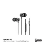 FONENG T67 In-Ear Metal Wired 3.5mm Earphone with Mic