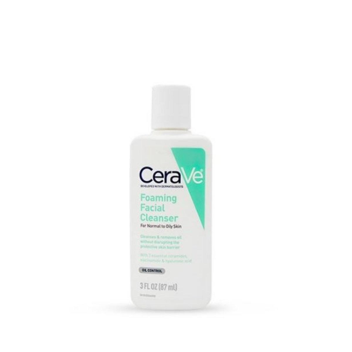 Cerave Foaming Facial Cleanser for Normal To Oily Skin 87ml Cerave Foaming Facial Cleanser for Normal To Oily Skin 87ml - Image 1