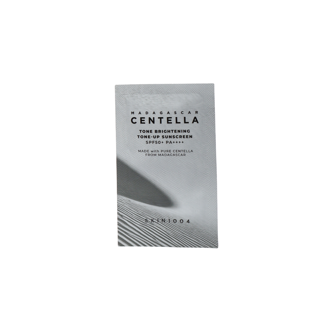 SKIN10~2 SKIN1004 Madagascar Centella Tone Brightening Tone-Up Sunscreen SPF 50+ PA++++ 1.5 ml - Image 1