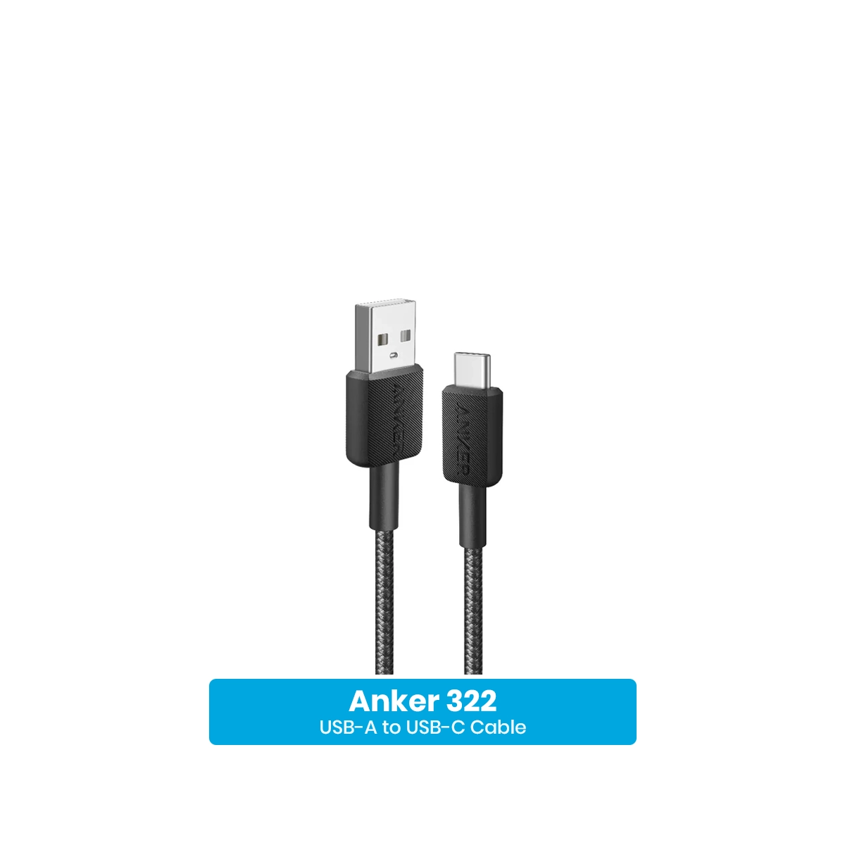 Anker 322 USB-A to USB-C Cable Anker 322 USB-A to USB-C Cable - Image 1