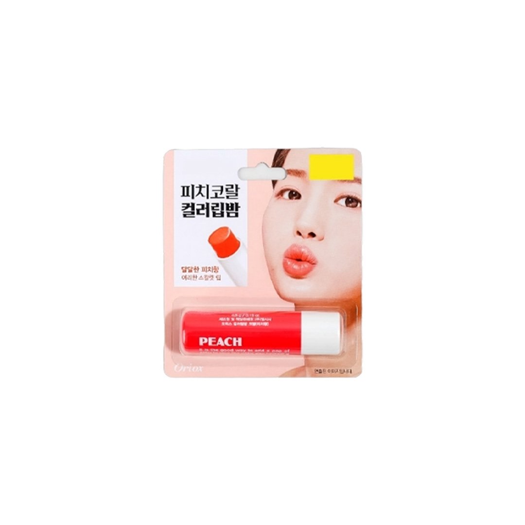 TSR348-Oriox-Color-Lip-Balm-Peach-4.8g Oriox Color Lip Balm 4.8g - Peach - Image 1