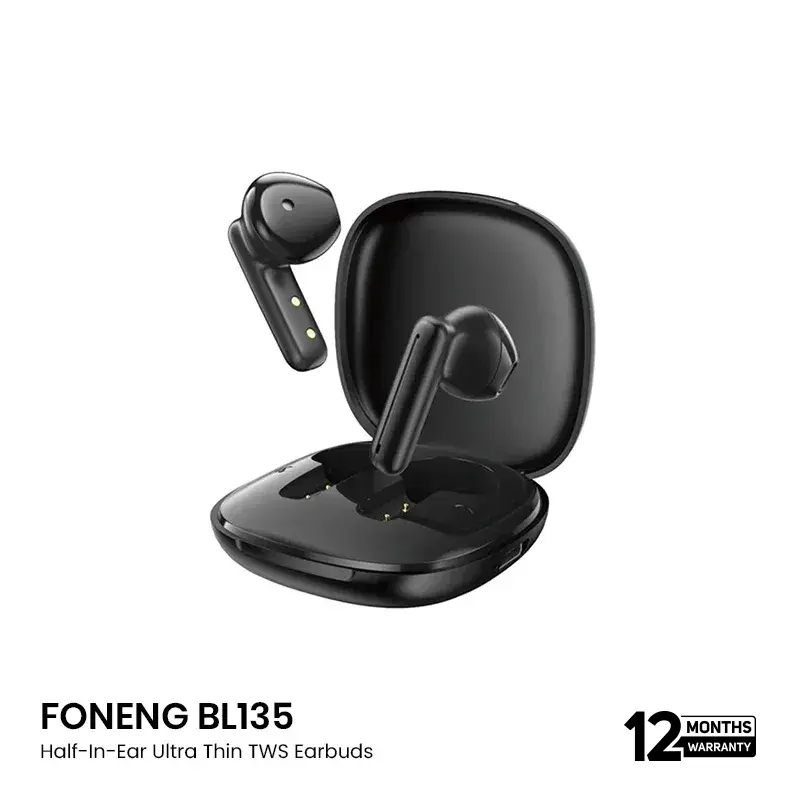 FONENG BL135 Half-In-Ear Ultra Thin TWS Earbuds FONENG BL135 Half-In-Ear Ultra Thin TWS Earbuds - Image 1